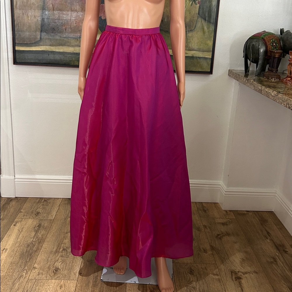 Adrianna Papell iridescent rare Maxi Skirt